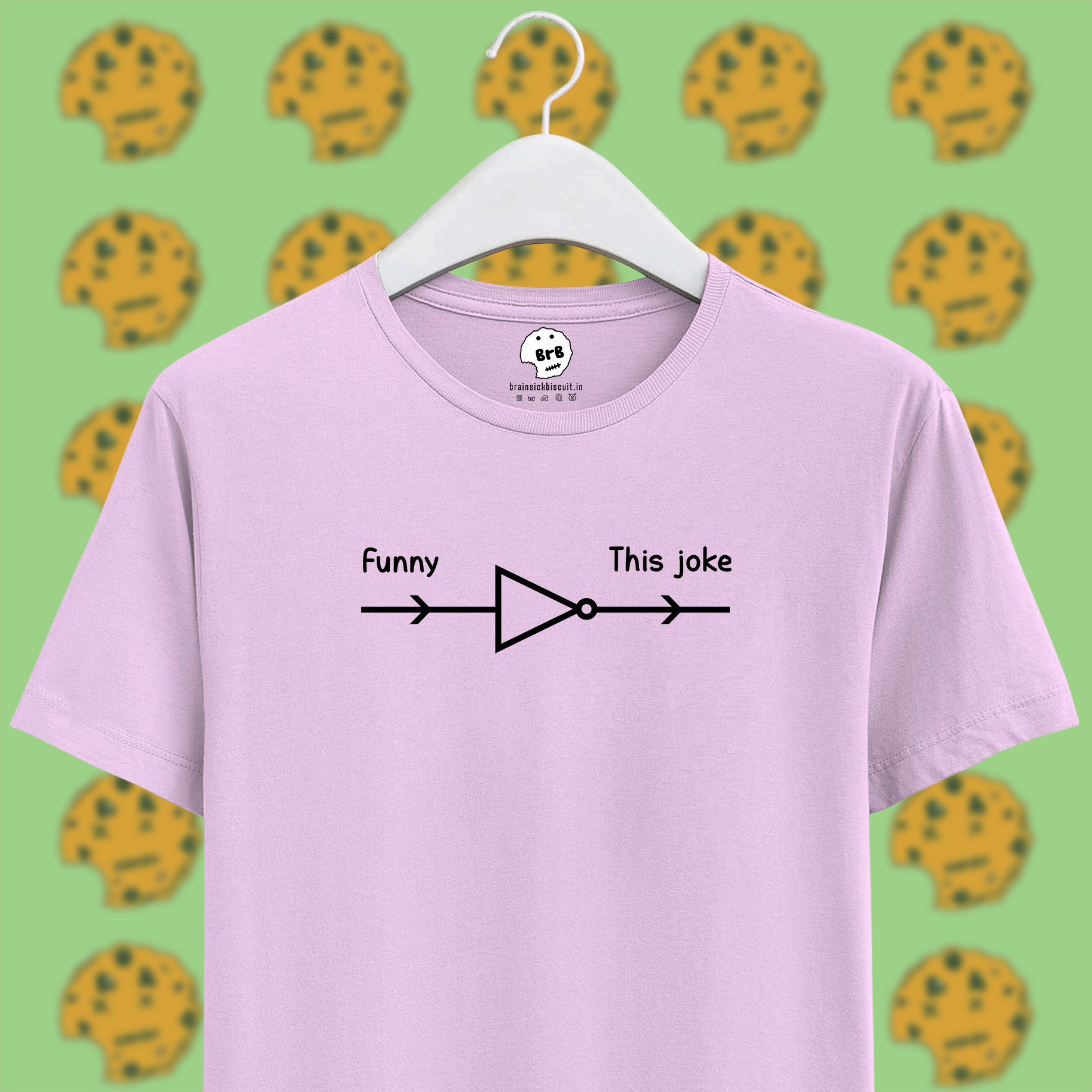 pluto pink this joke is not funny unisex half sleeves logic gates binary