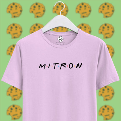 mitron modiji friends tv show unisex half sleeves t-shirt baby pink