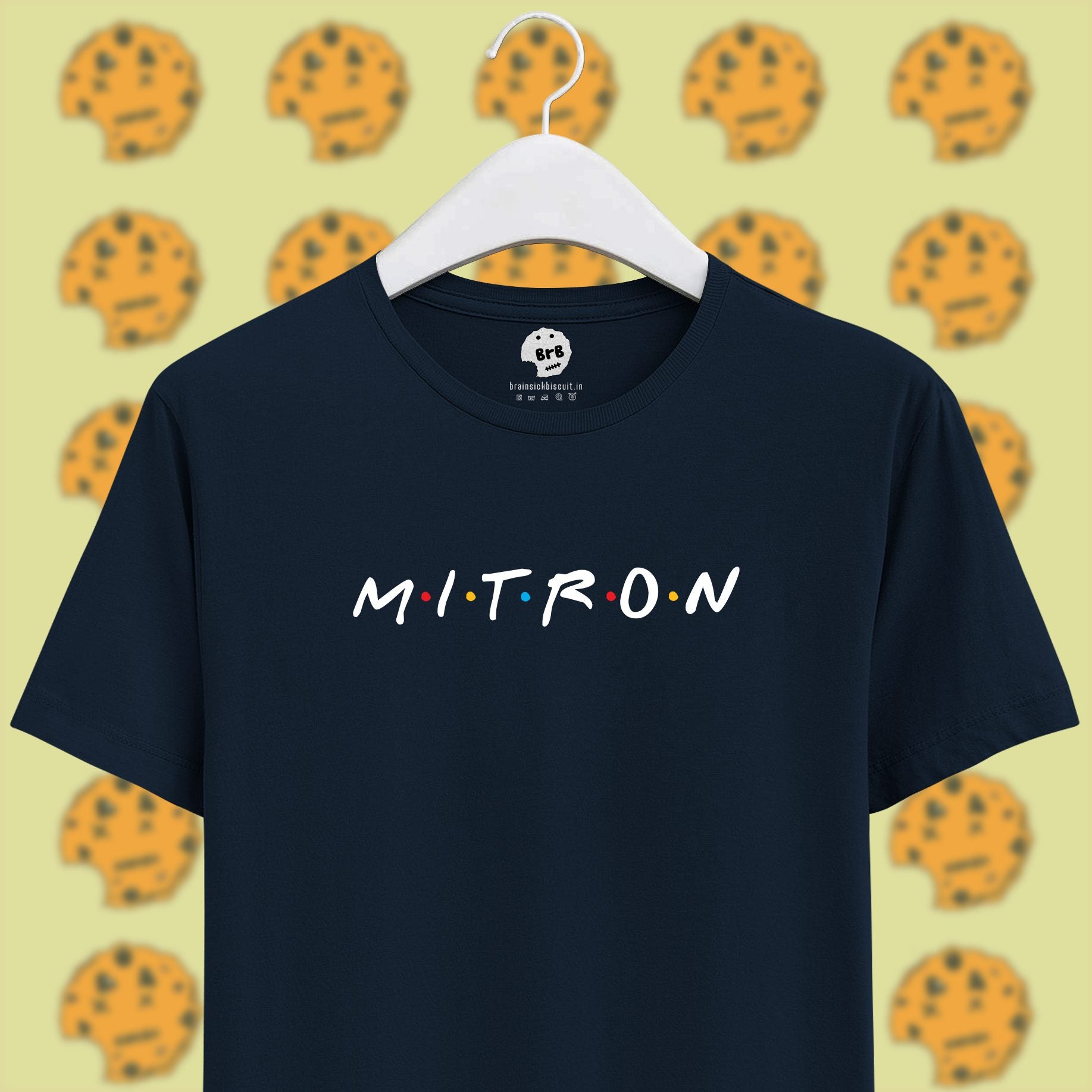 mitron modiji friends tv show unisex half sleeves t-shirt navy blue